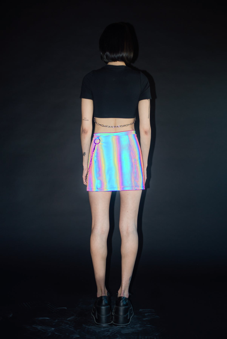Silver sales reflective skirt