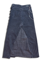 Upcycled Long Jeans Skirt