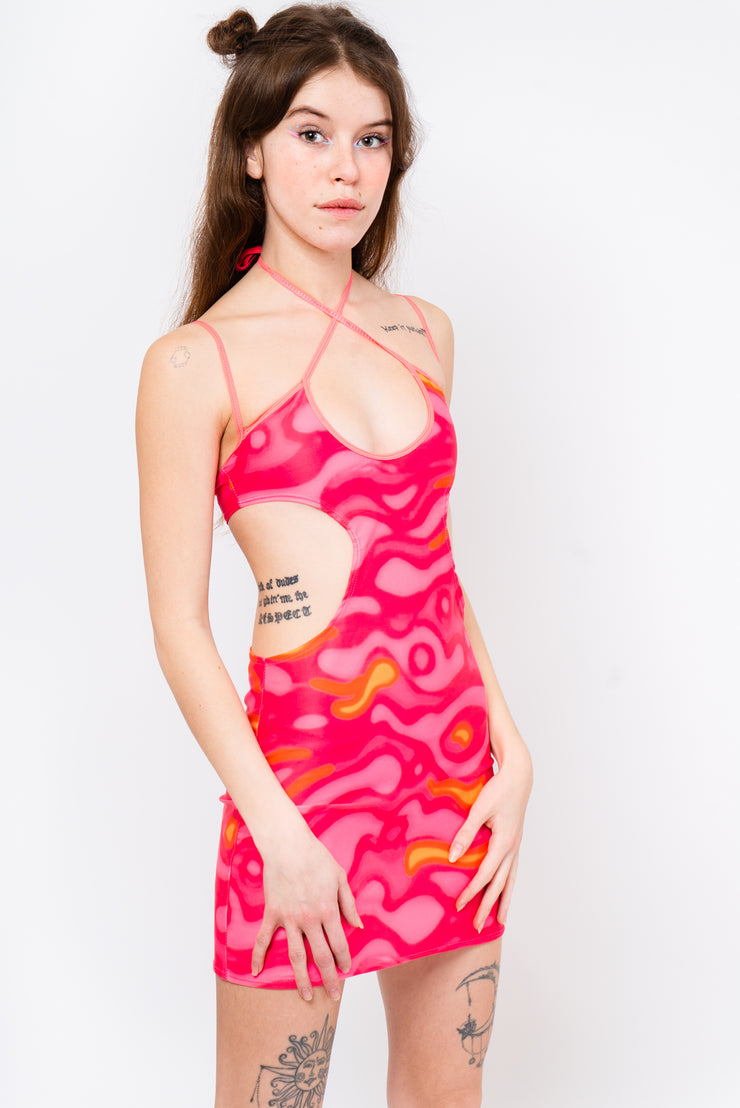 Sport Spice Tennis Dress in PINK LAVA